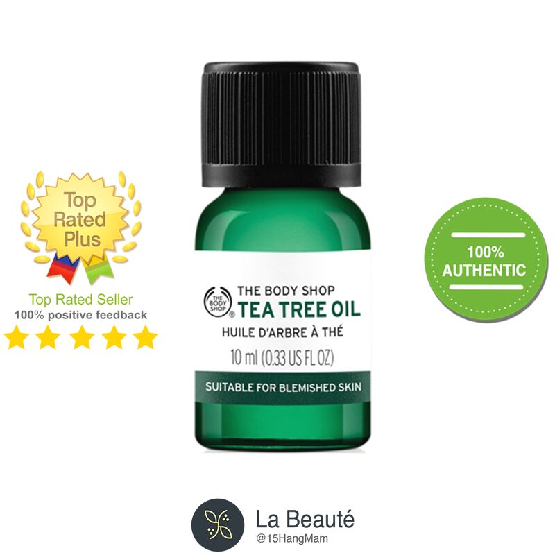 The Body Shop Tea Tree Oil - Tinh Dầu Tràm Trà Giảm Mụn 10ml