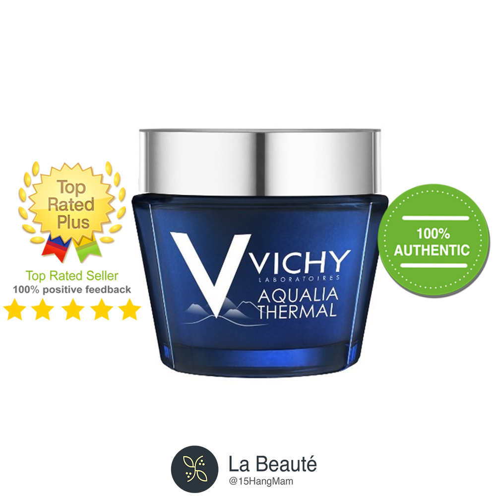 Vichy Aqualia Thermal Soin De Nuit - Mặt Nạ Ngủ Kiêm Kem Dưỡng Cấp Nước 15ml