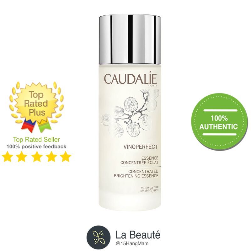 Caudalie Vinoperfect Concentrated Brightenning Essence – Nước Dưỡng Cấp Ẩm, Sáng Mịn Đều Màu Da 100ml