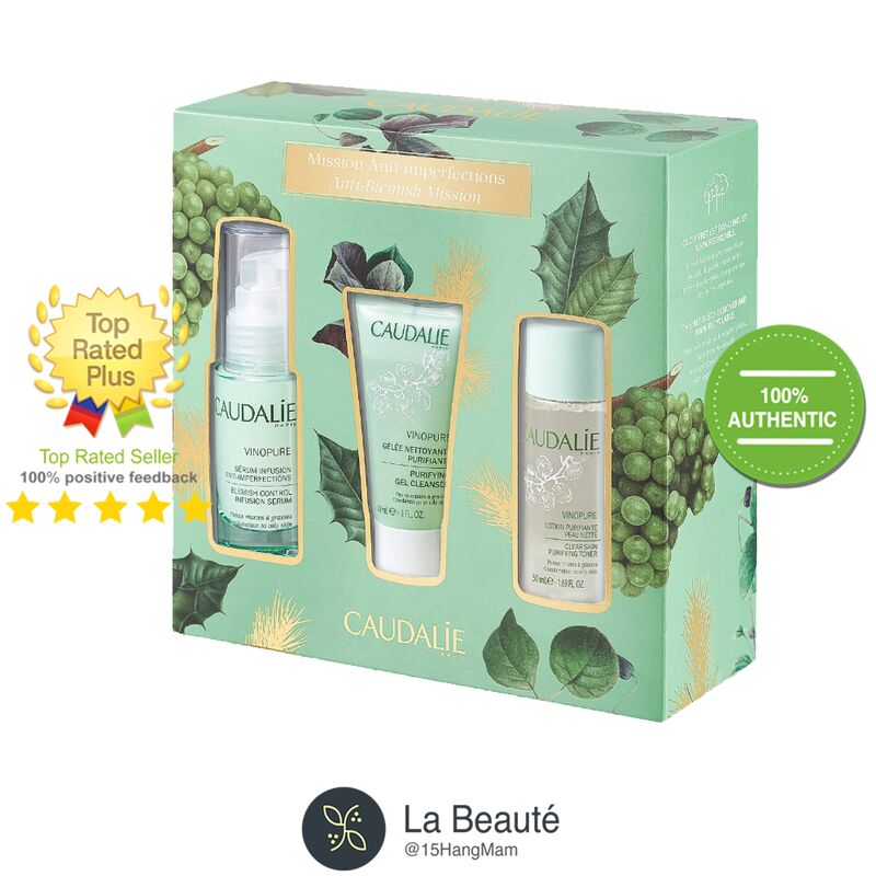 Caudalie Vinopure Anti-Blemish Mission Skincare Gift Set - Bộ Chăm Sóc Da Mụn