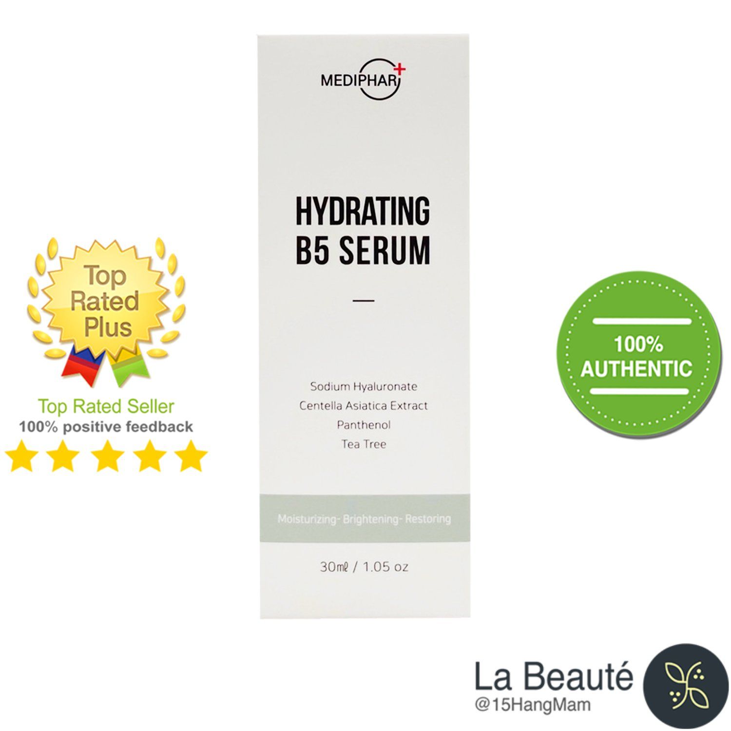 Mediphar Hydrating B5 Serum - Serum Cấp Ẩm, Phục Hồi Da 30ml