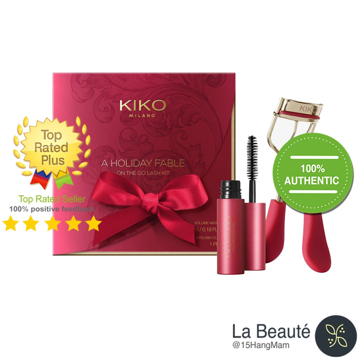 Set Quà Tặng KiKo Holiday - Kẹp Mi & Mascara