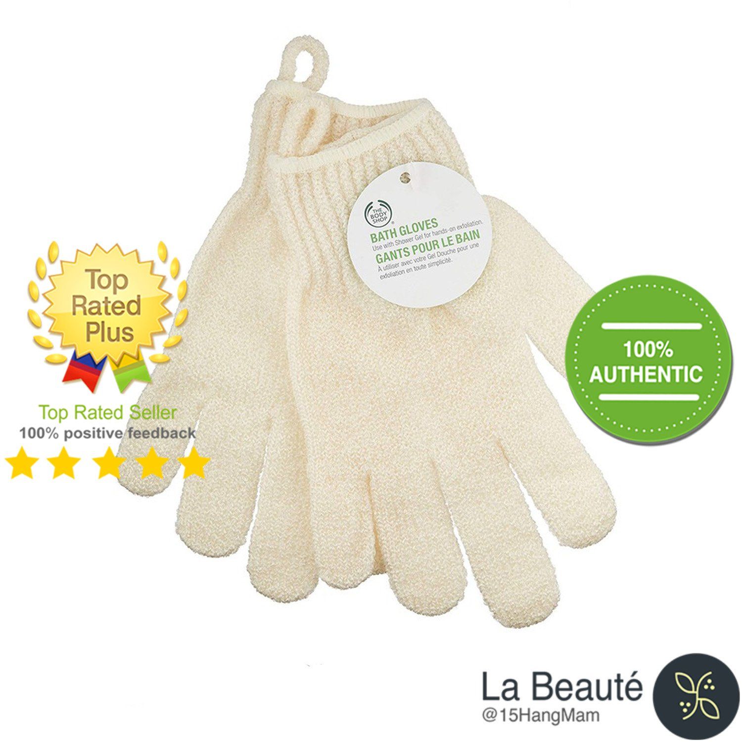 Găng Tay Tắm Tẩy Da Chết, Tạo Bọt The Body Shop Bath Gloves Nhiều Màu Sắc