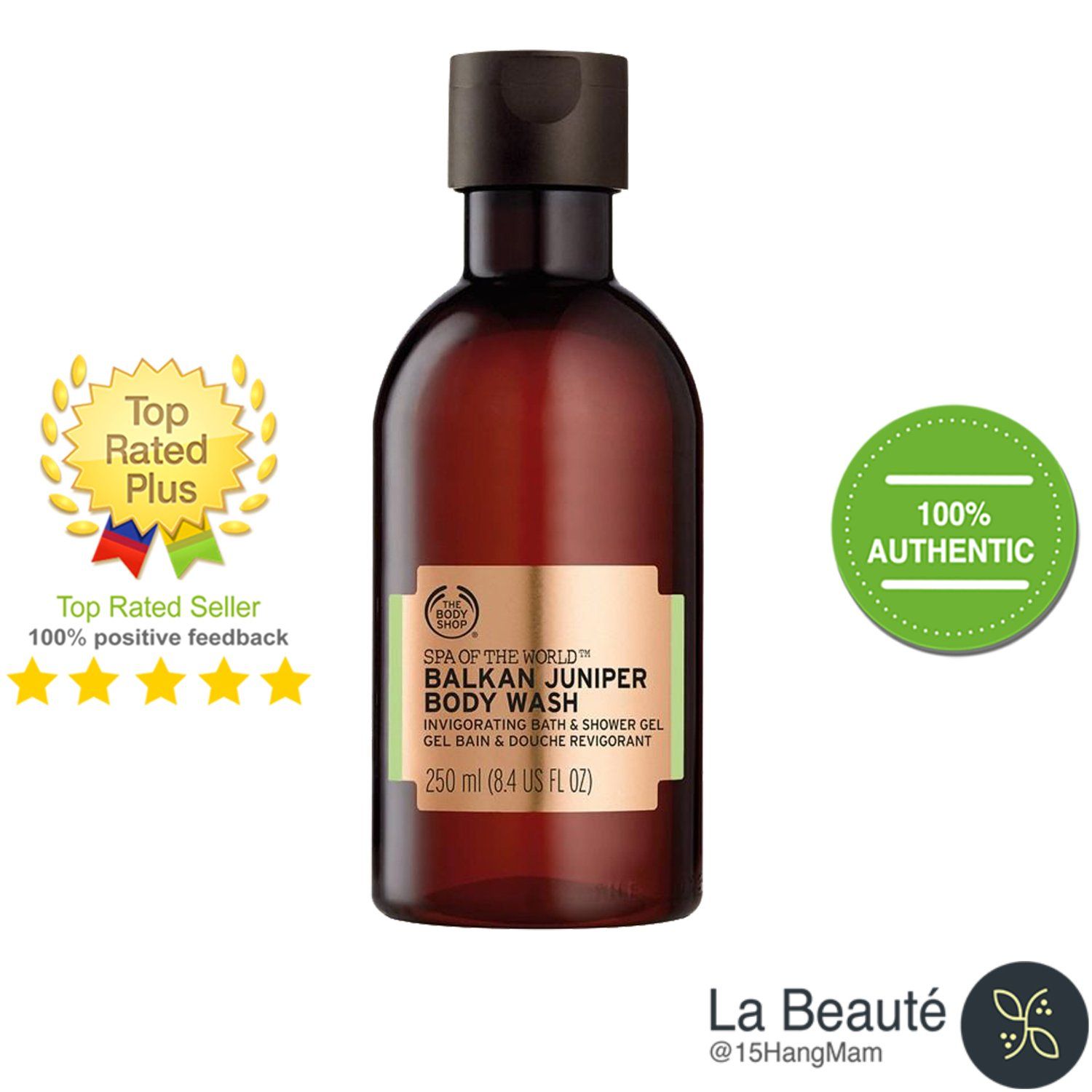 The Body Shop Balkan Juniper Bath & Shower Gel - Sữa Tắm Spa of the World™ 250ml