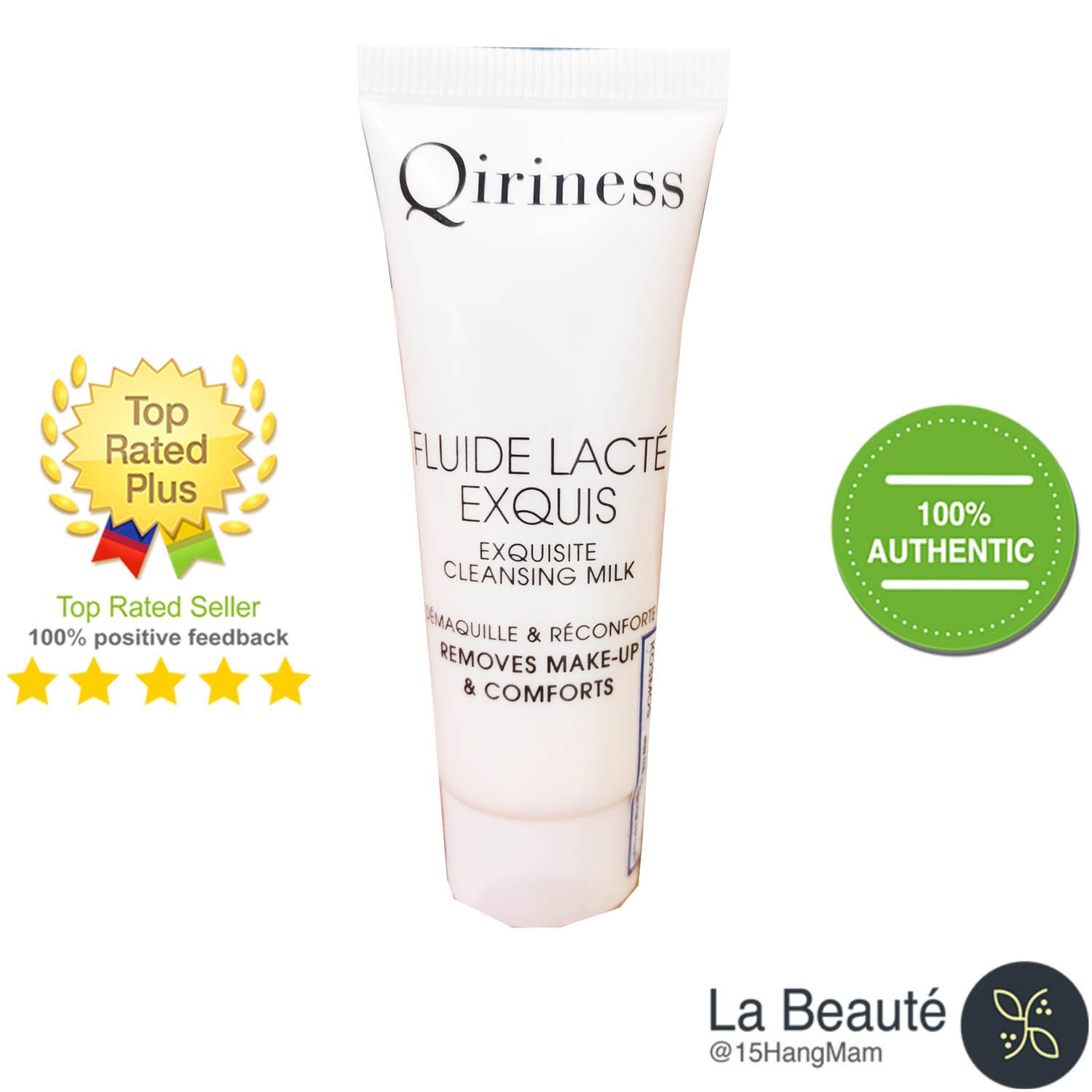 Qiriness Exquisite Cleansing Milk - Sữa Rửa Mặt Cấp Ẩm 20ml