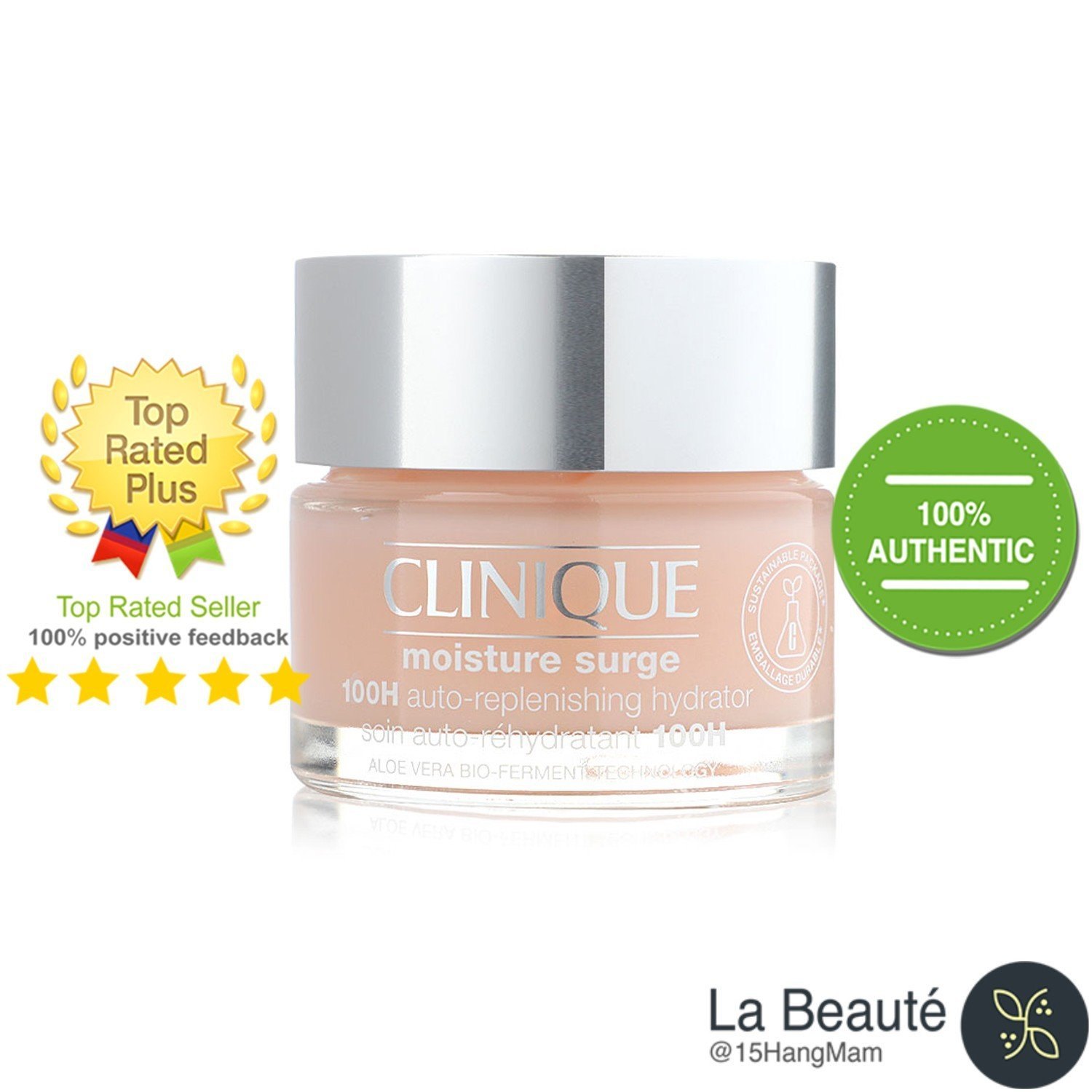 Clinique Moisture Surge 100 Hour Auto-Replenishing Hydrator - Gel Dưỡng Chuyên Sâu Tái Tạo Độ Ẩm Cho Da Suốt 100h 30ml