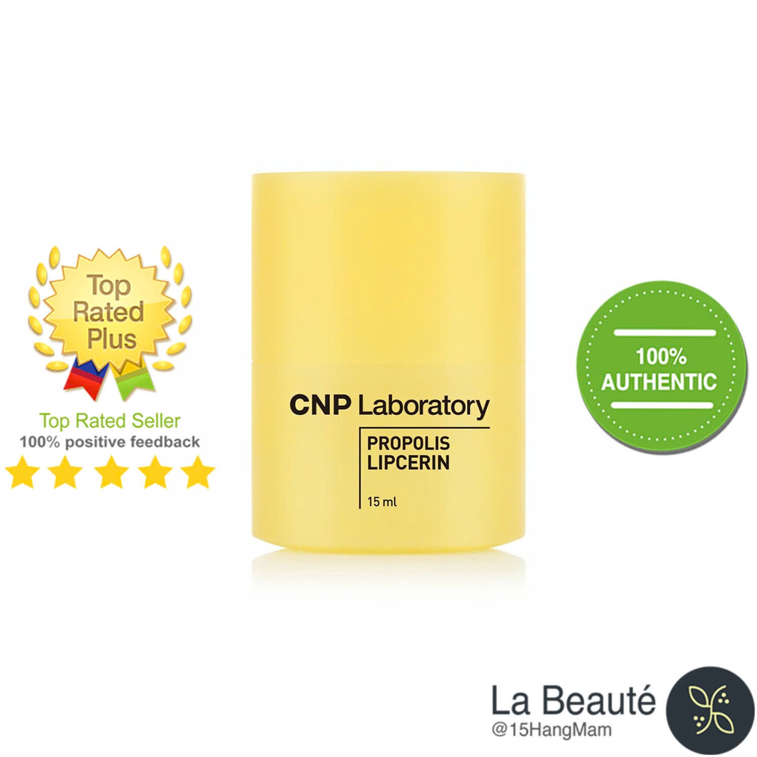 CNP Laboratory Propolis Lipcerin - Hũ Dưỡng Môi 2in1 15ml Full Box