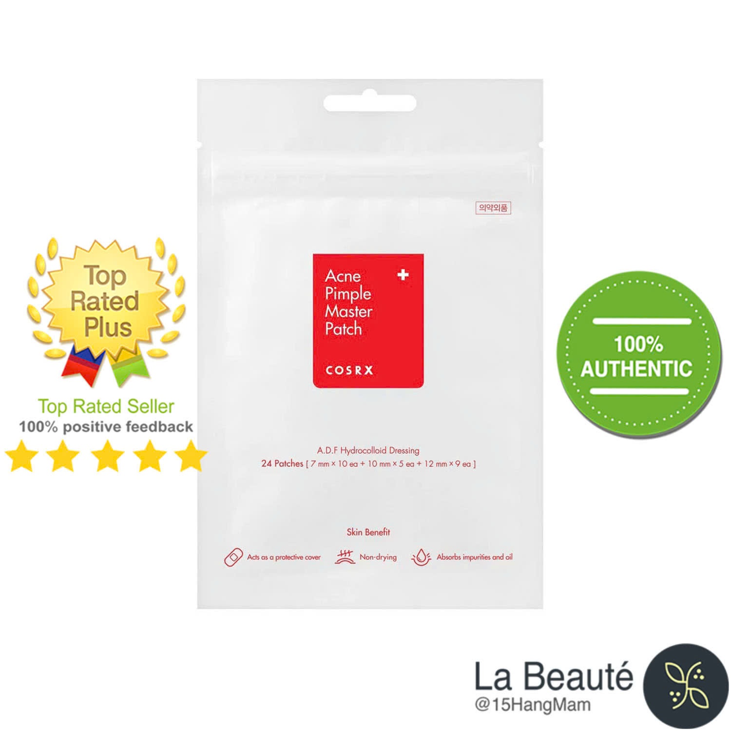 Miếng Dán Mụn Cosrx Acne Pimple Patch 24 Miếng