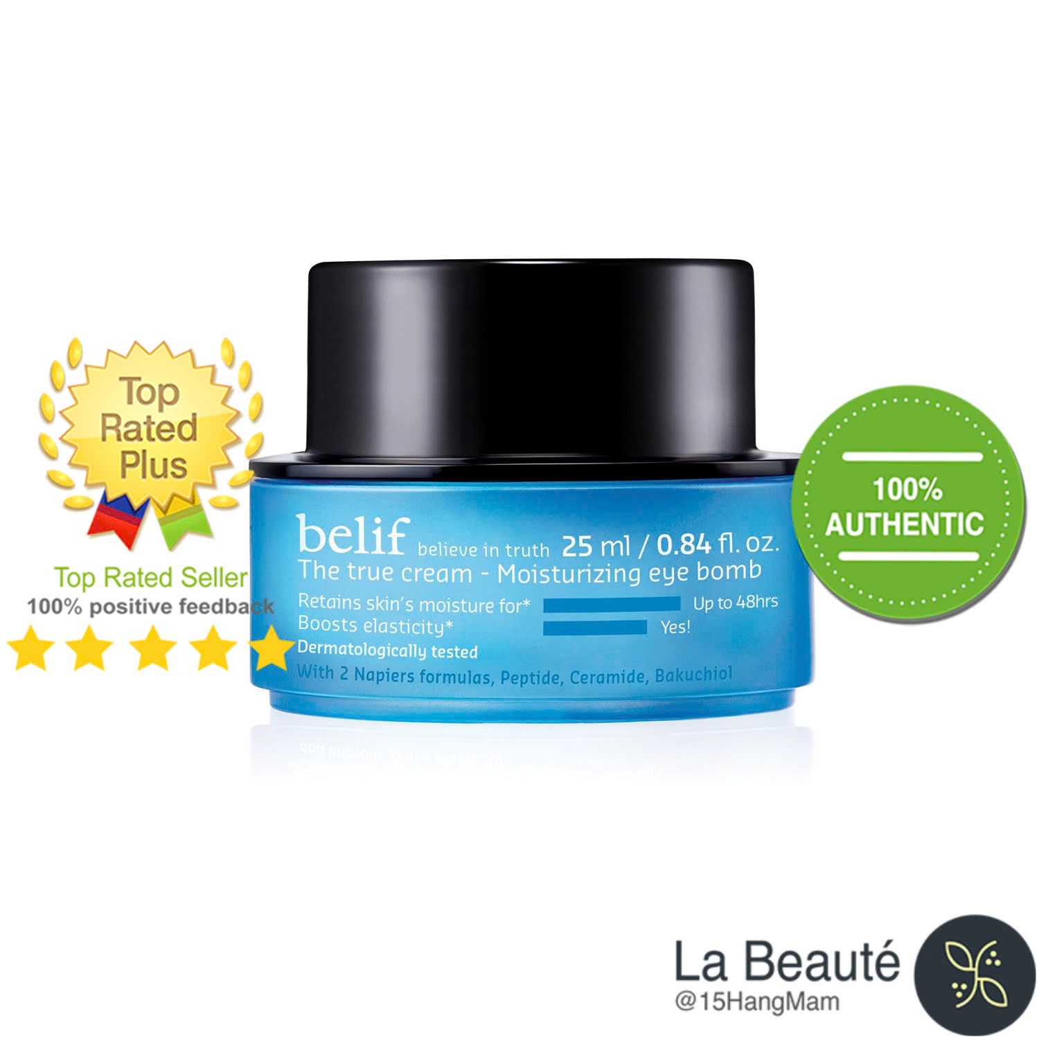 Belif Moisturizing Eye Bomb 25ml - Kem Dưỡng Ẩm Mắt 25ml