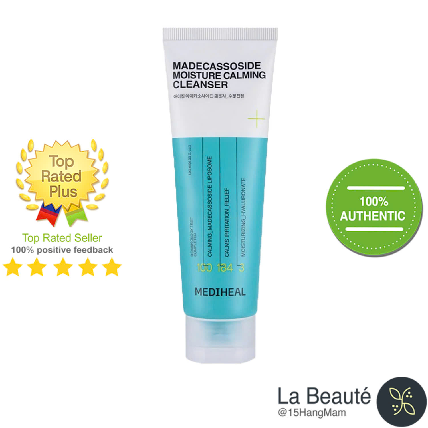 Mediheal Madecassoside Cleanser Moisture Calming - Sữa Rửa Mặt Làm Dịu Dưỡng Ẩm120ml