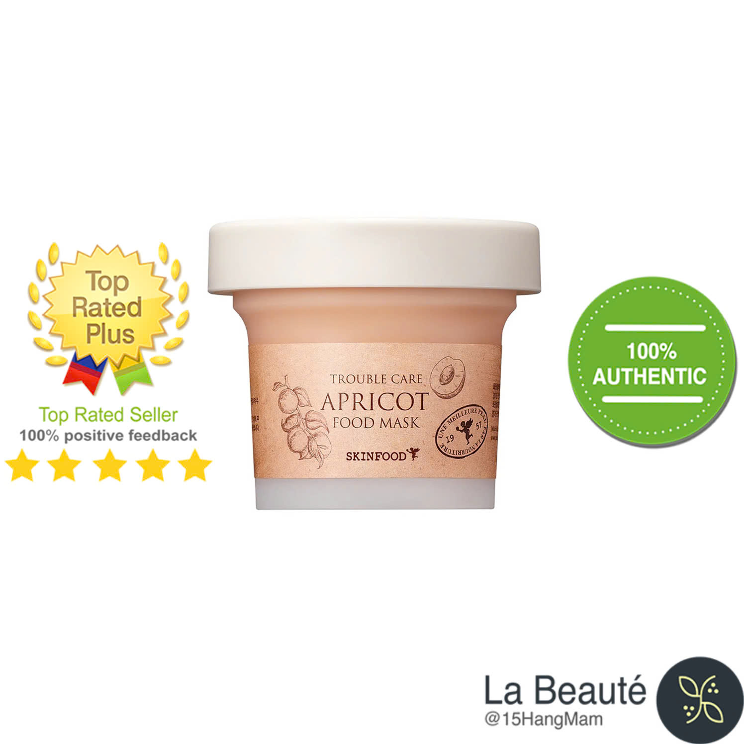 SkinFood Apricot Food Mask 120g - Mặt Nạ Quả Mơ Mịn Màng Và làm Dịu Da