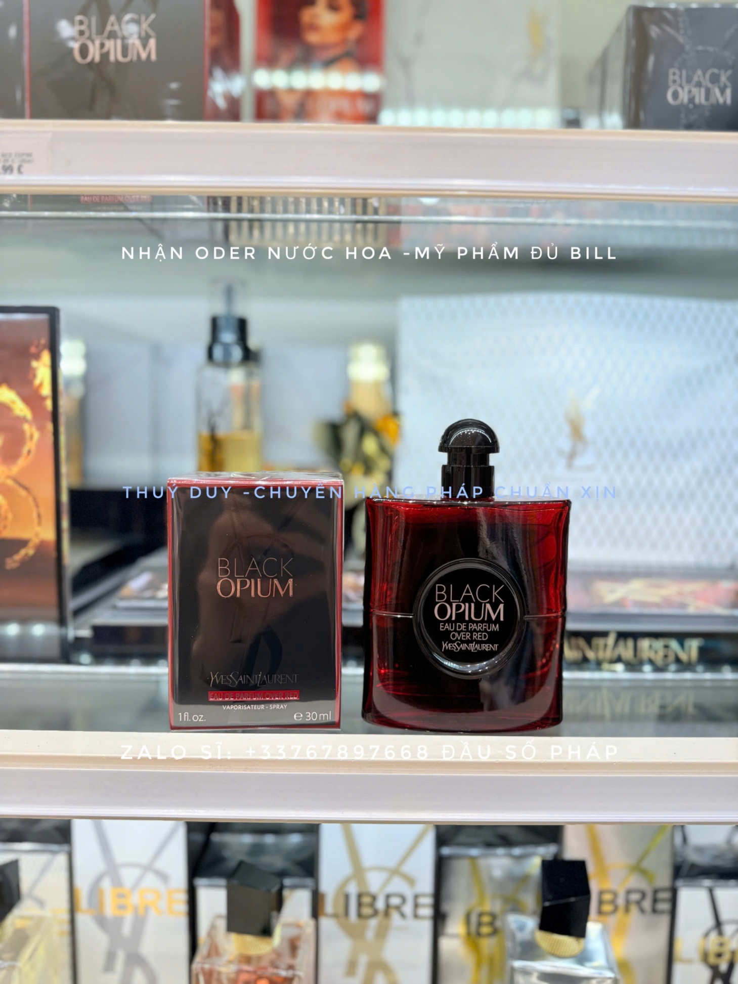 NƯỚC HOA BLACK OPIUM OVER RED eau de parfum 30ml