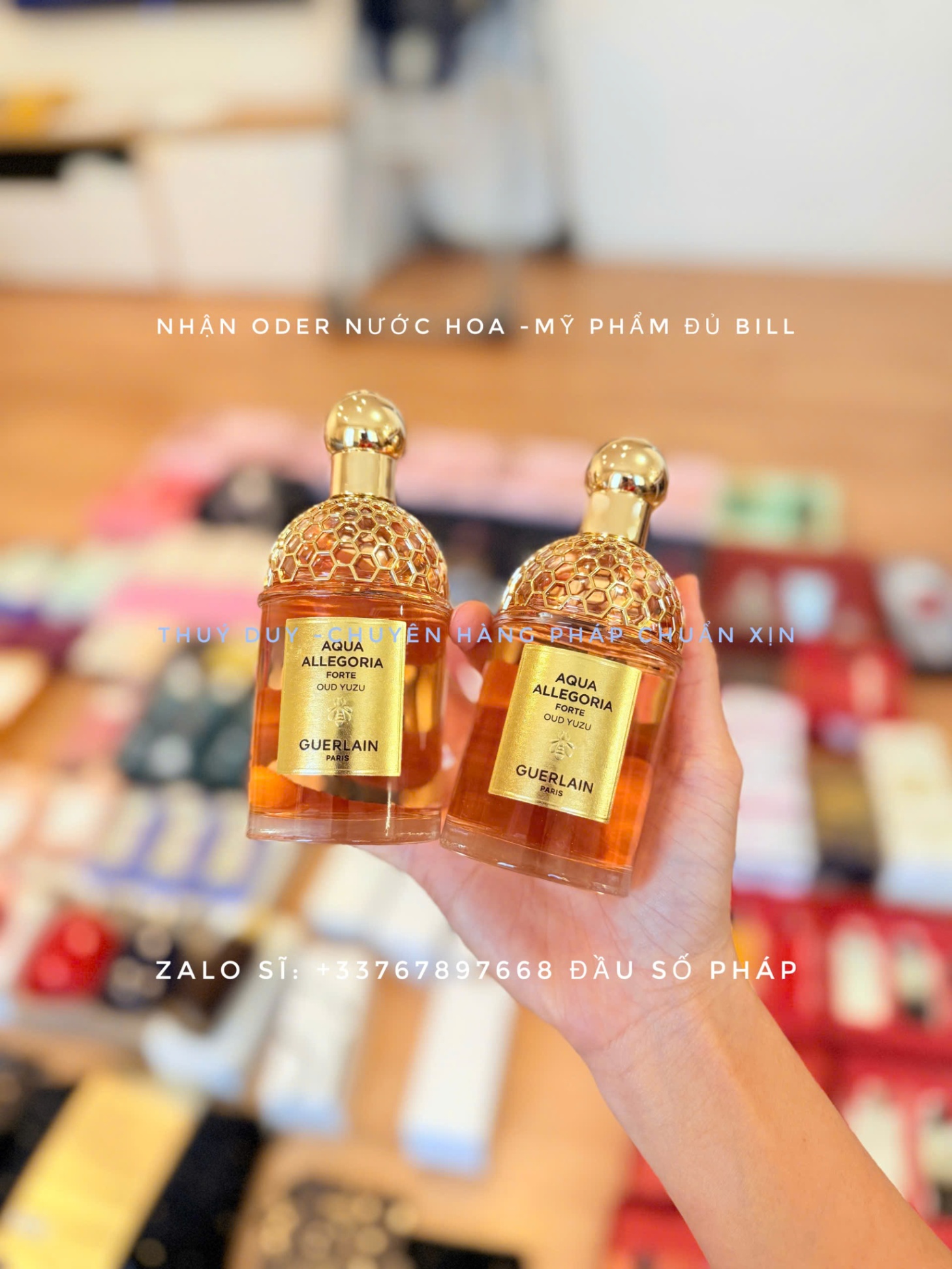 NƯỚC HOA GUERLAIN AQUA ALLEGORIA FORTE OUD YUZU PARFUM 125ml testeur