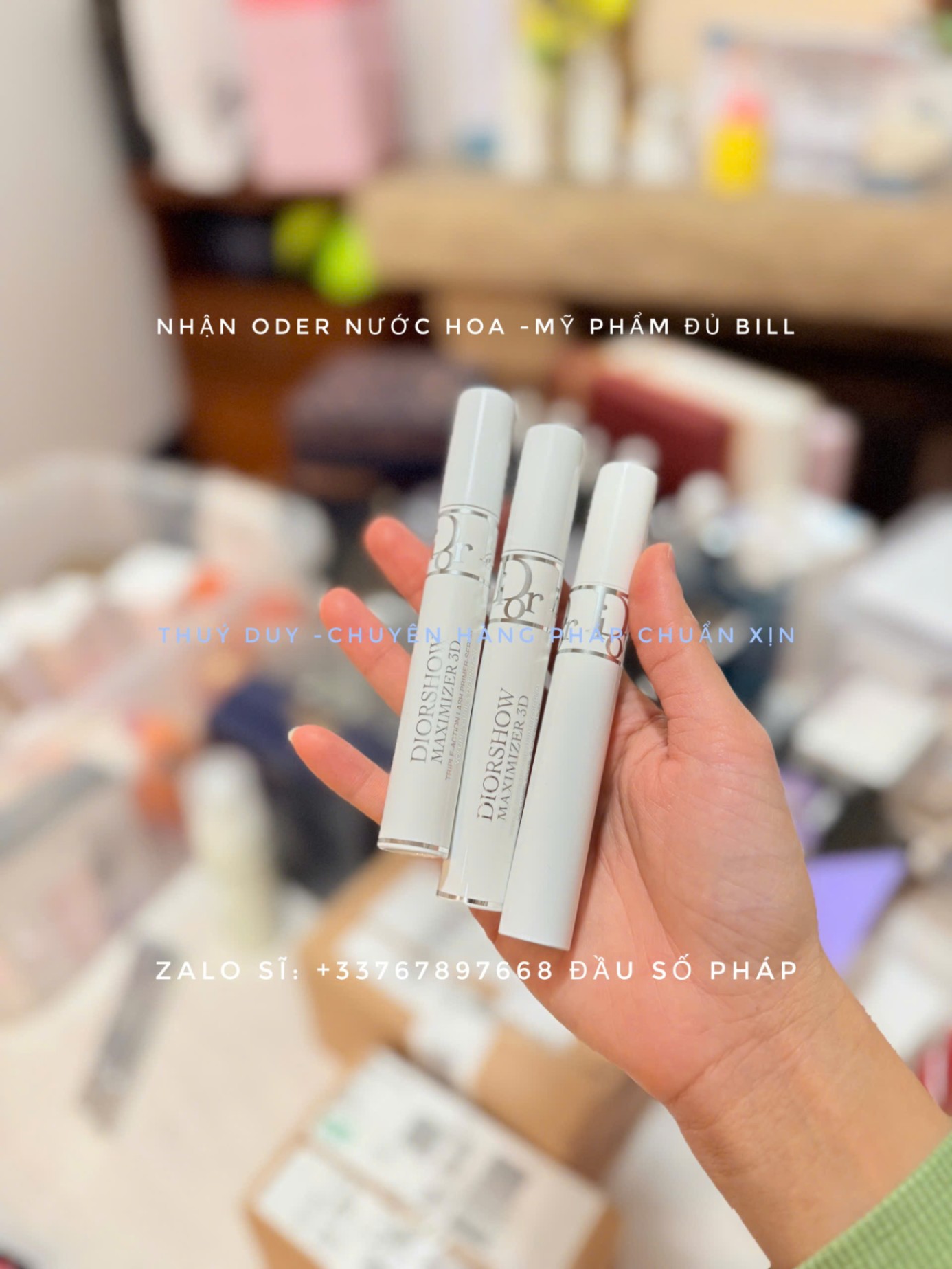 MASCARA LANCOME DƯỠNG DÀI VÀ DẦY LÔNG MI testeur
