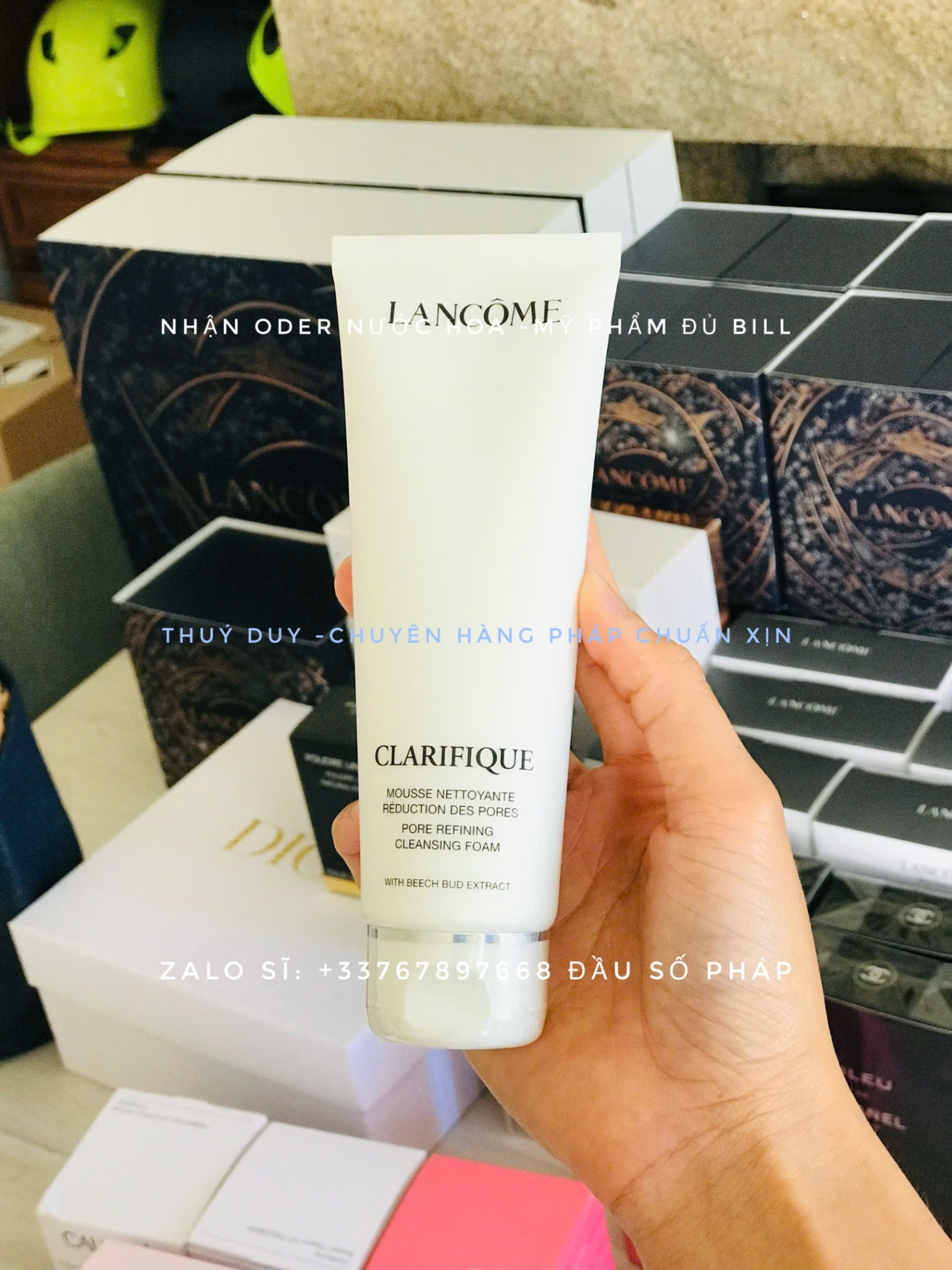 TUÝP SỮA RỮA MẶT CLARIFIQUE LANCOME 125ml