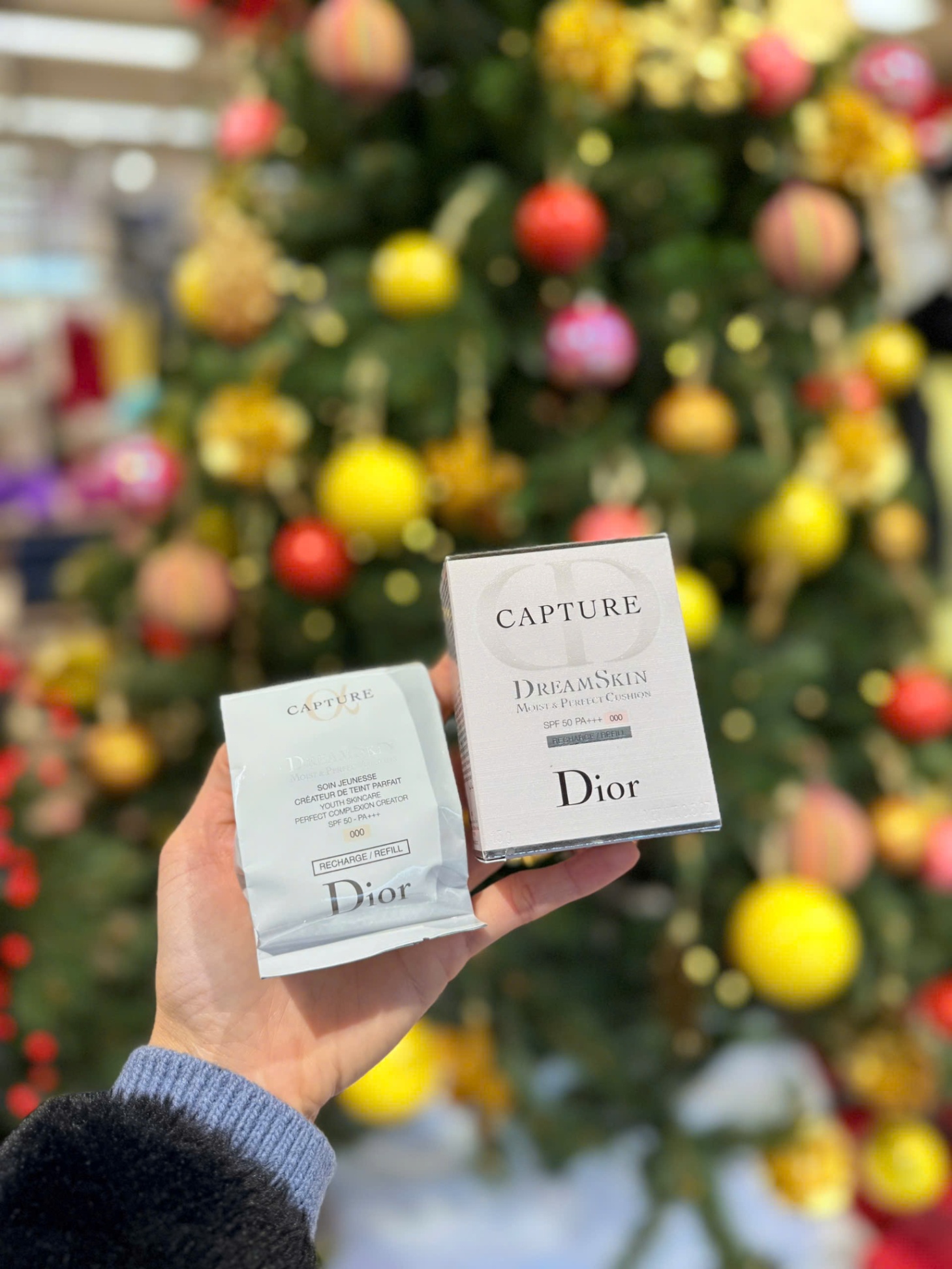 LÕI PHẤN DIOR RECHARGE CAPTURE DREAM SKIN spf 50 pa+++ TONE MÀU 000