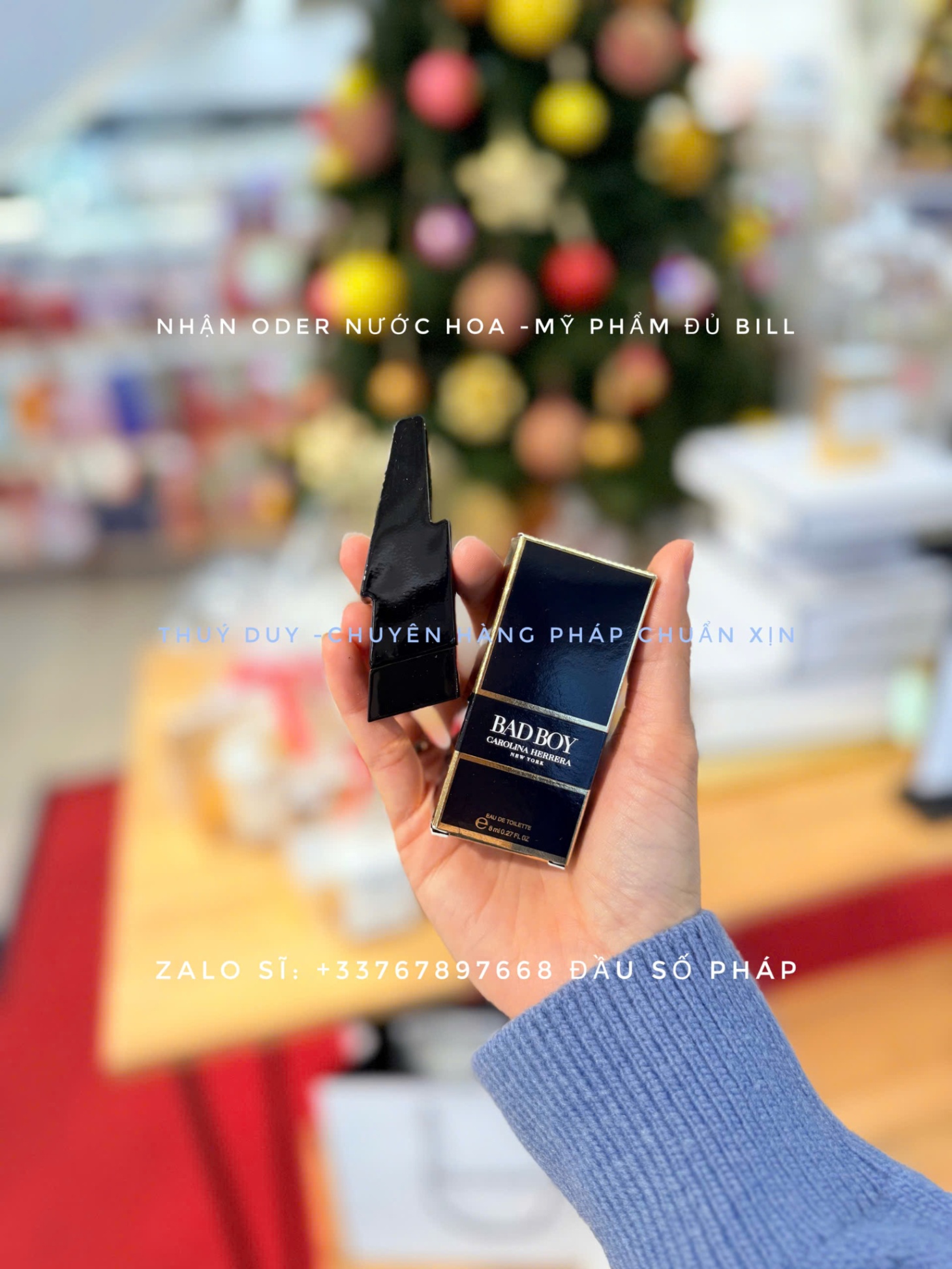 NƯỚC HOA BAD BOY CAROLINA HERRERA new york 8ml