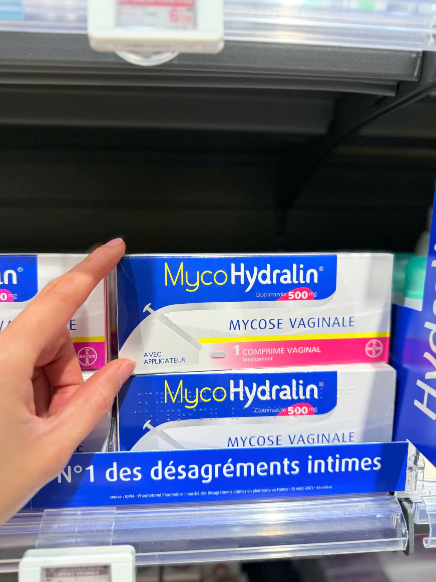 VIÊN ĐẶT PHỤ KHOA MYCOHYDRALIN 500mg