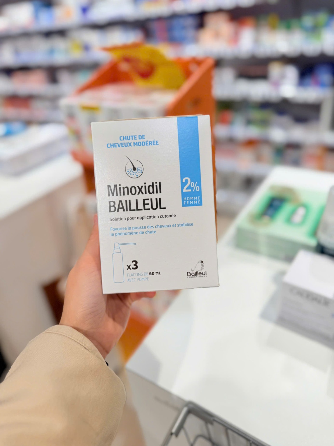 XỊT KÍCH MỌC TÓC MINOXIDIL BAILLEUL 2%