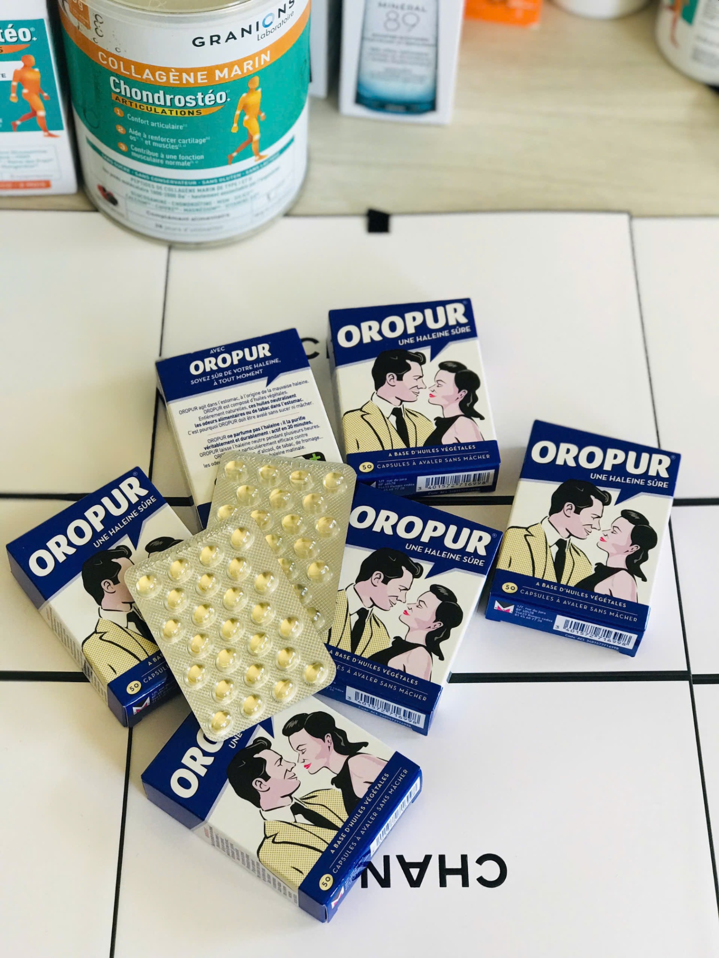 HỘP VIÊN UỐNG TRỊ HÔI MIỆNG OROPUR 50 vien