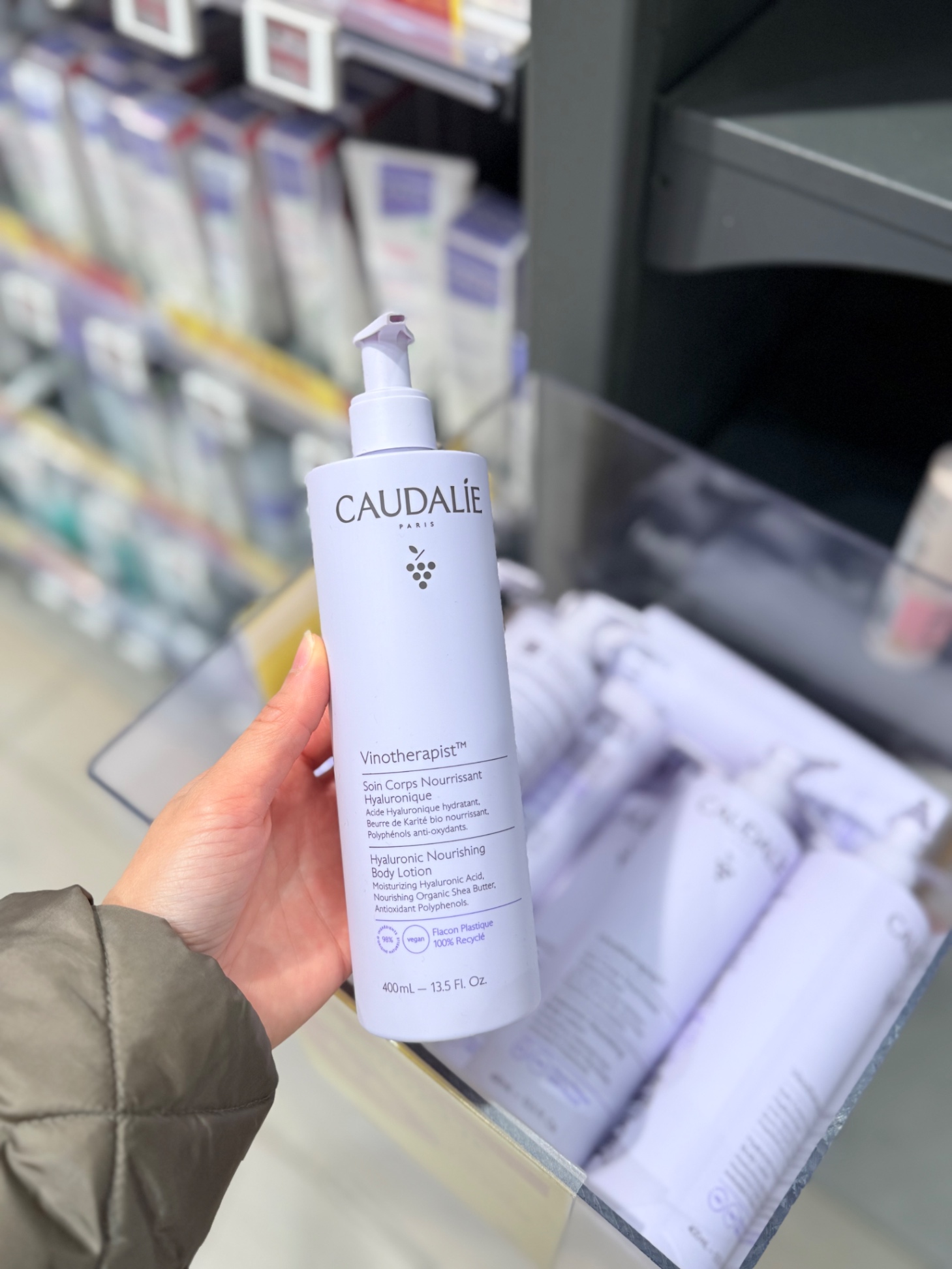 CHAI DƯỞNG THỂ BODY CAUDALIE mẫu mới 400ml