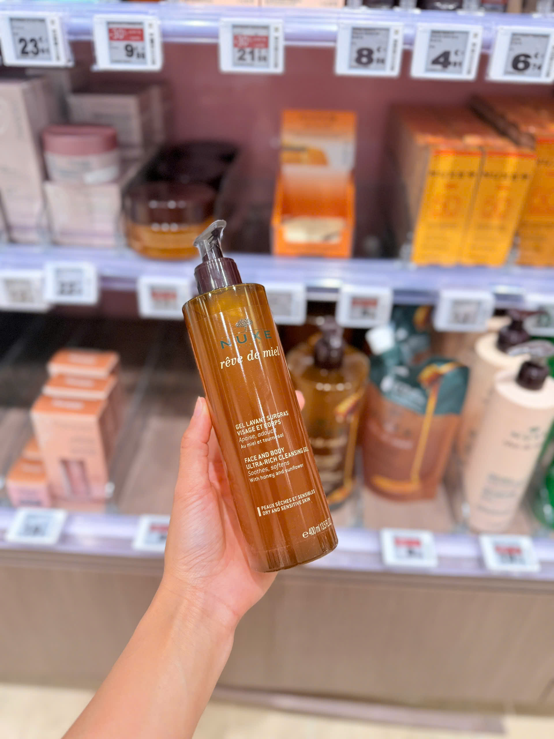 GEL TẮM BOBY VA MẶT NUXE PARIS 400ml