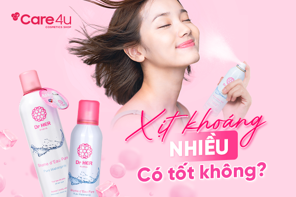 Xịt khoáng nhiều có tốt không?