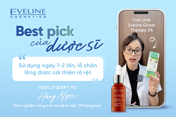 Giải mã sức hút của serum Eveline được dược sĩ yêu thích