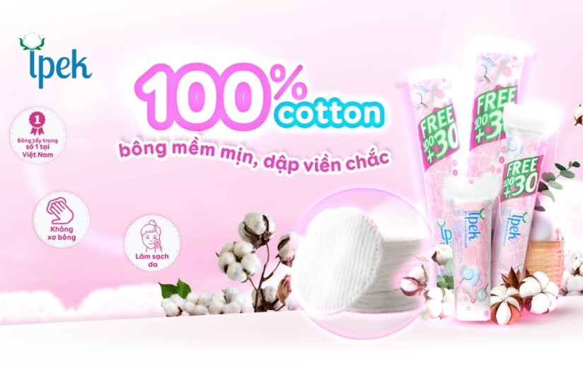 Review bông tẩy trang Ipek siêu mềm mịn