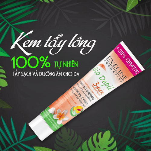 Review từ A đến Z kem tẩy lông chân, tay, nách Eveline Bio Depil 1