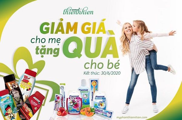 GIẢM GIÁ CHO MẸ - TẶNG QUÀ CHO BÉ