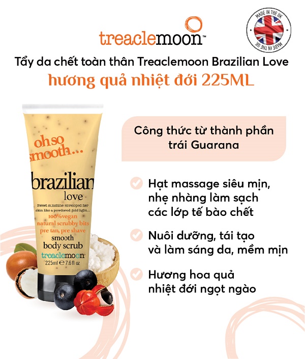 Độc đáo hương thơm quả nhiệt đới từ dòng sản phẩm Treaclemoon Brazilian Love 1