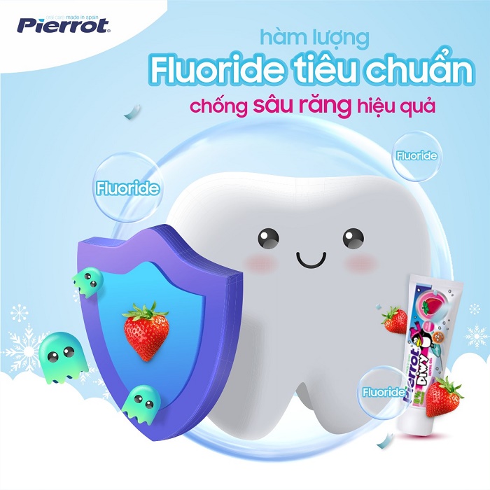 Review kem đánh răng hương dâu Piwy Pierrot dành cho trẻ em 1