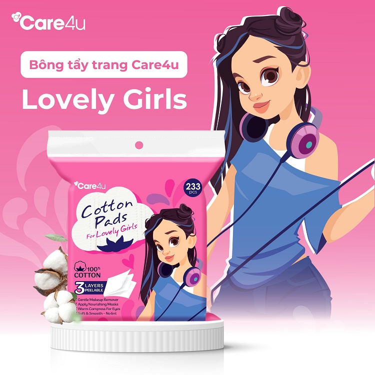 Bông tẩy trang Care4u: 3 phiên bản - 3 phong cách không thể bỏ qua 3