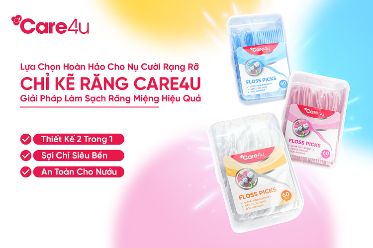 Ra mắt sản phẩm mới- Chỉ kẽ răng Care4U giúp bảo vệ răng miệng hiệu quả 1