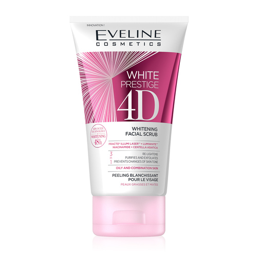 Gel tẩy da chết Eveline White Prestige 4D trắng da 150ML