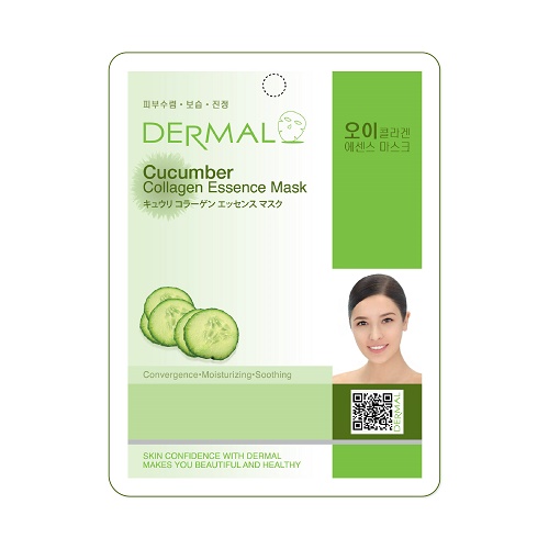 Mặt nạ Dermal dưỡng da tinh chất dưa leo và collagen 23g