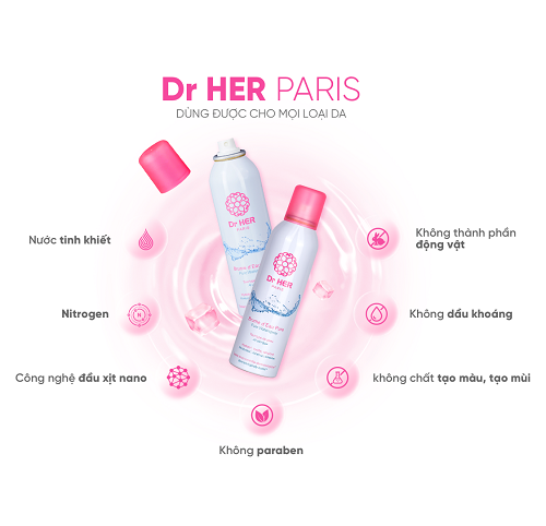 Xịt khoáng cấp ẩm Dr HER Paris 150ML 1