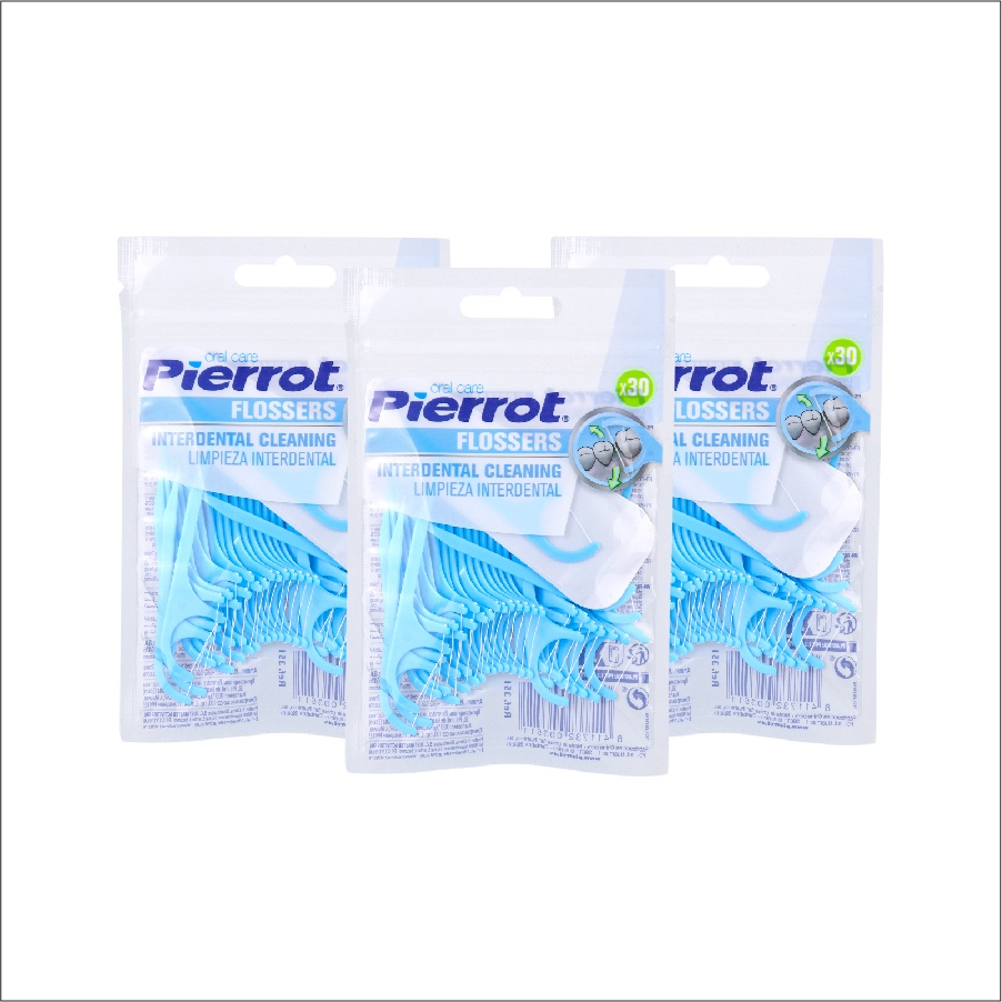 Combo 3 Chỉ kẽ răng Pierrot Flossers 30 chiếc (PIER0351)