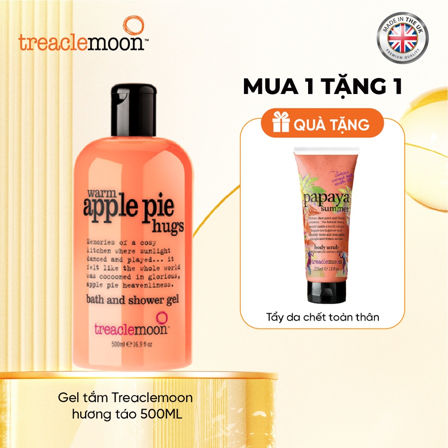 Gel tắm Treaclemoon hương táo 500ML