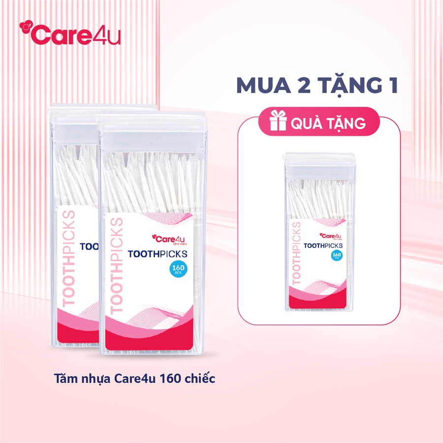 Tăm nhựa Care4u 160 chiếc