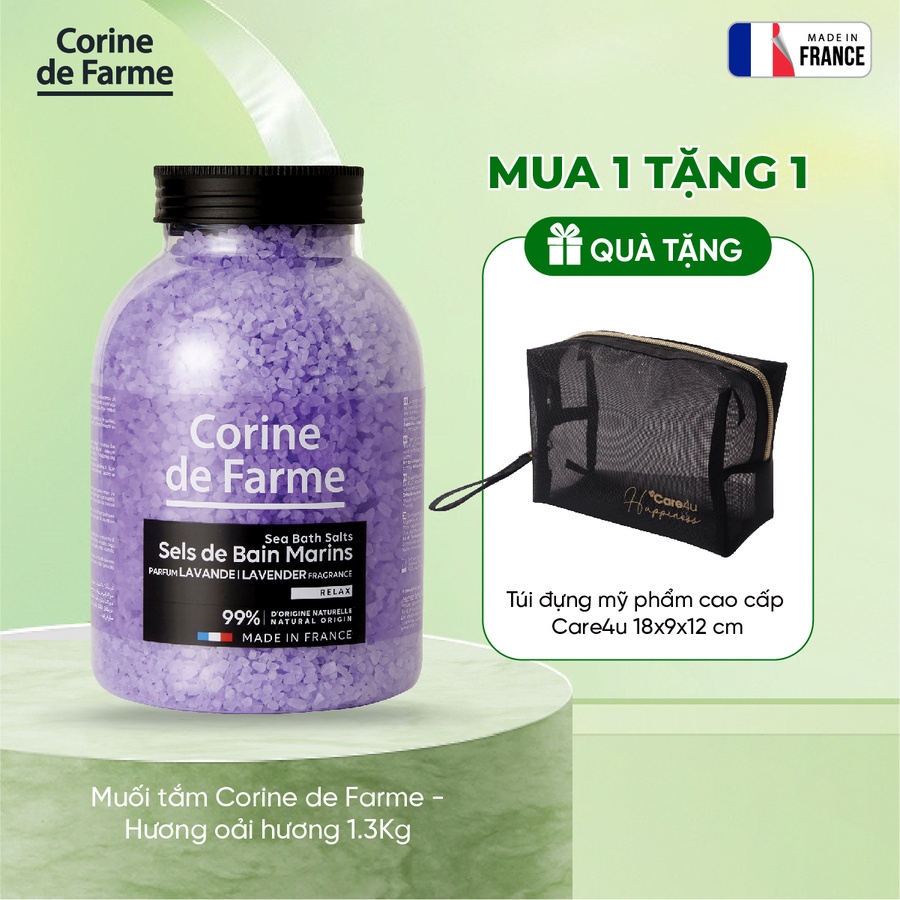 Muối tắm Corine de Farme - Hương oải hương 1.3Kg