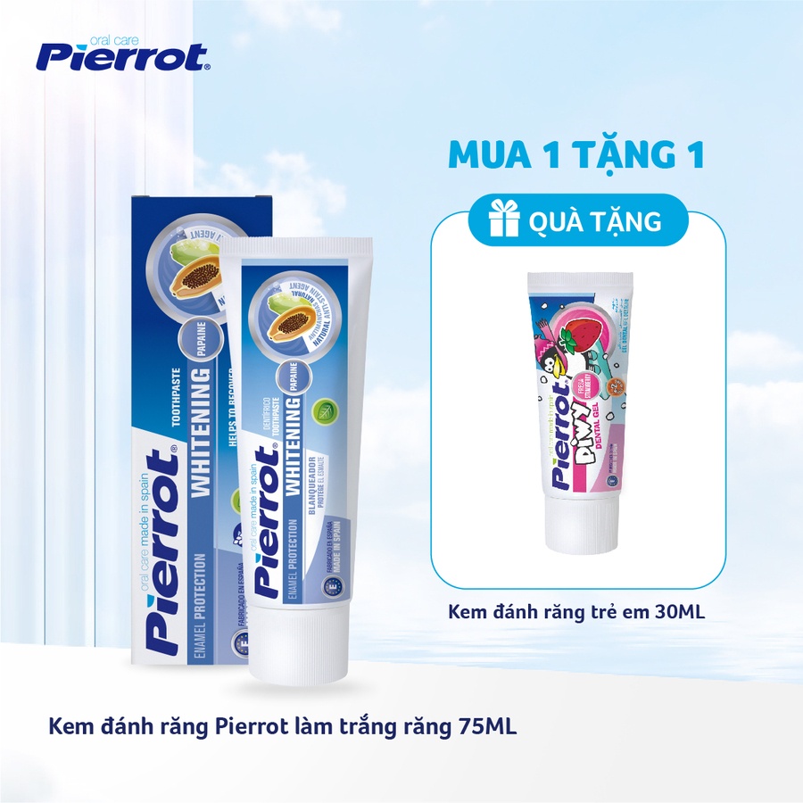 Kem đánh răng Pierrot làm trắng răng 75ML