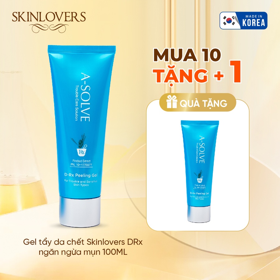 Gel tẩy da chết Skinlovers DRx ngăn ngừa mụn 100ML