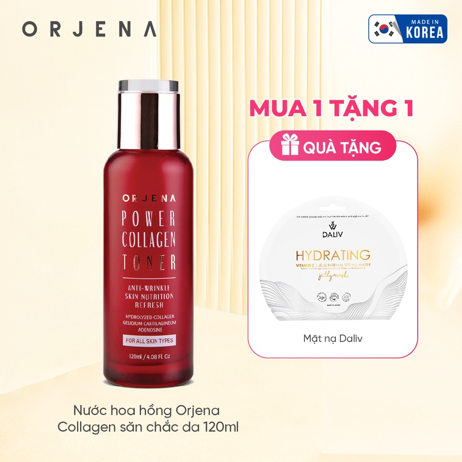 Nước hoa hồng Orjena Collagen săn chắc da 120ML