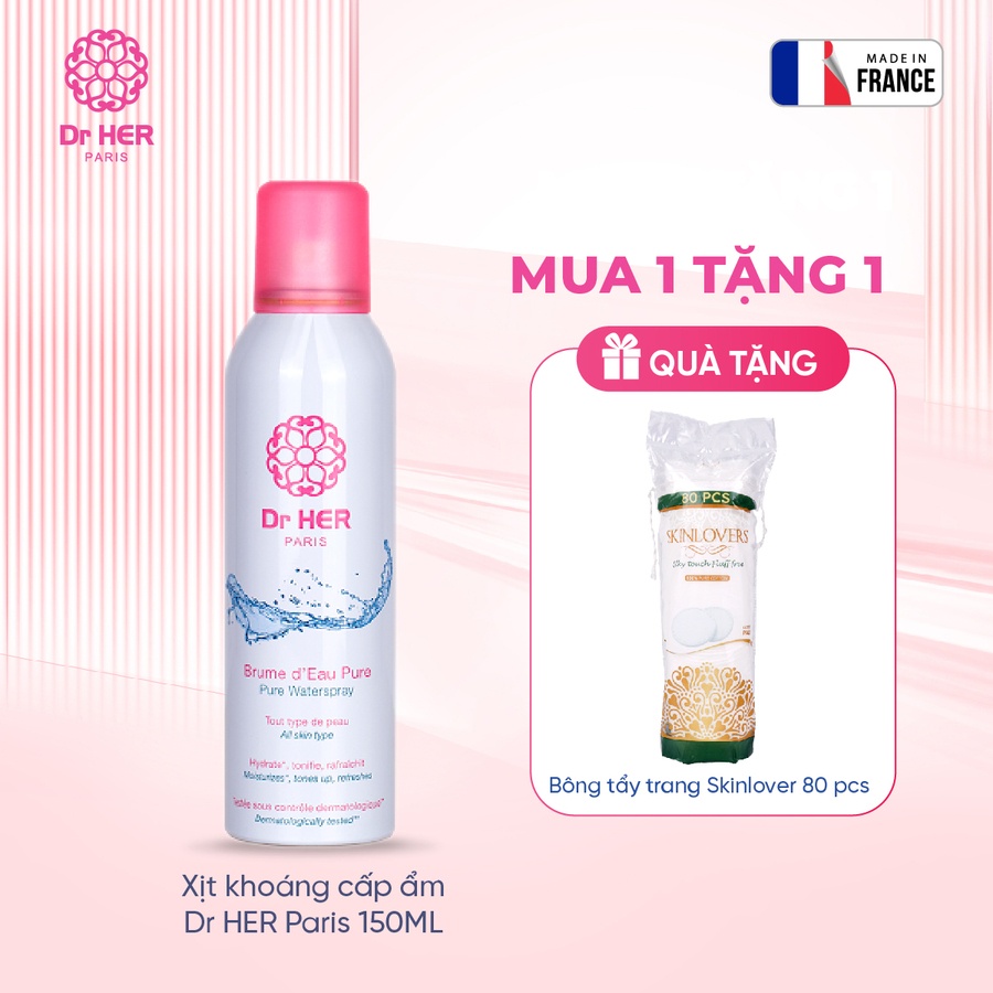 Xịt khoáng cấp ẩm Dr HER Paris 150ML