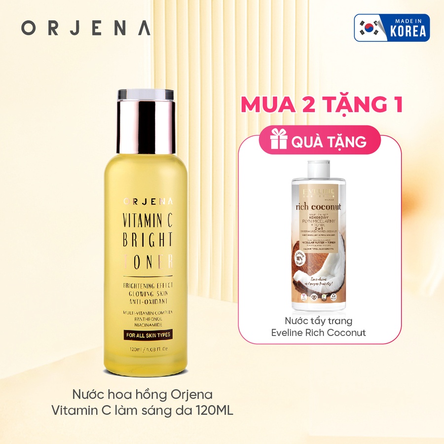Combo 2 Nước hoa hồng Orjena Vitamin C làm sáng da 120ML (ORJE8489)
