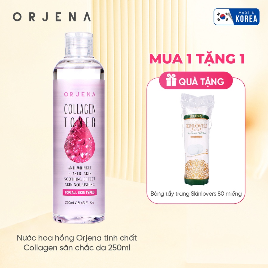 Nước hoa hồng Orjena tinh chất Collagen săn chắc da 250ML
