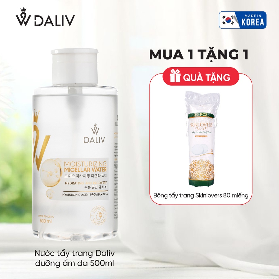 Nước tẩy trang Daliv dưỡng ẩm da 500ML