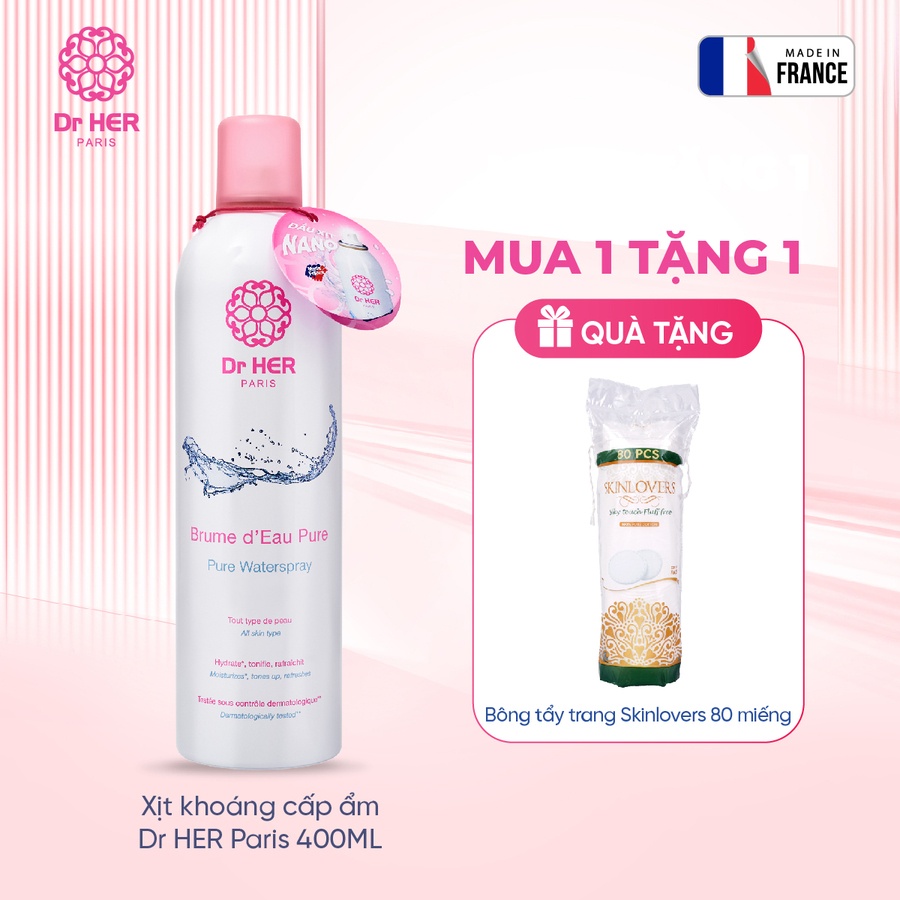 Xịt khoáng cấp ẩm Dr HER Paris 400ML